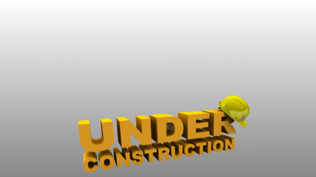 under construction