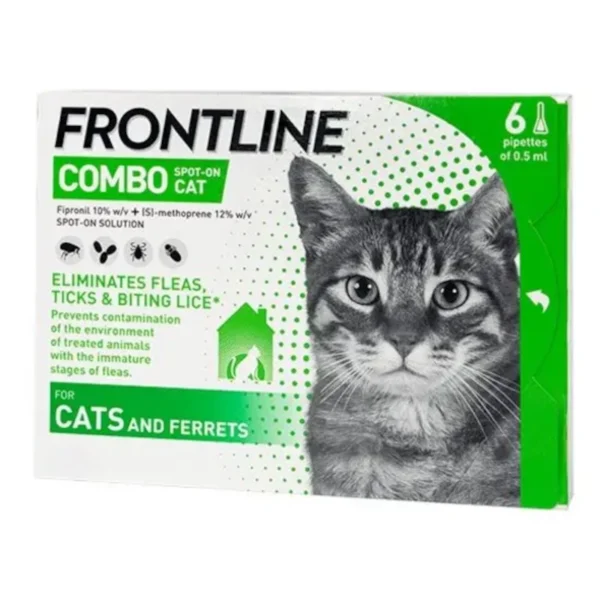 Frontline Combo Spot-On Cats 50 mg/60 mg (1×6)