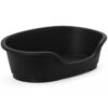 Plastic Domus dog bed black