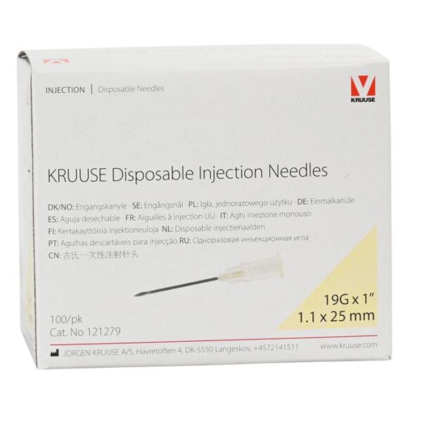 19g1inch_2.jpg KRUUSE 20G Disposable Needles