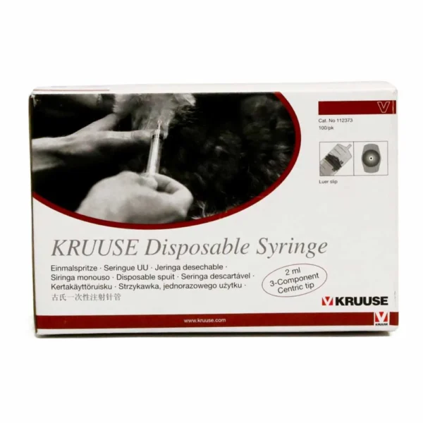 KRUUSE 2ml/3ml Syringe – Single or Box of 100