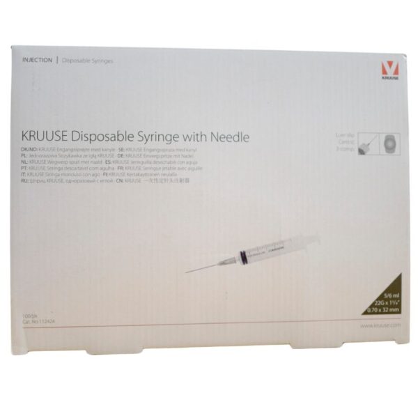 KRUUSE 5ml Syringe – Single or Box of 100