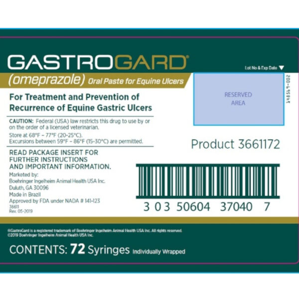 GastroGard 370 mg/g oral paste for horses