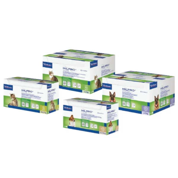 Milpro worming tablets for dogs