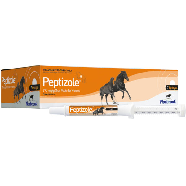 Peptizole 370 mg/g oral paste for horses