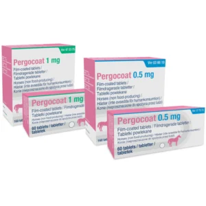 Pergocoat tablets for horses