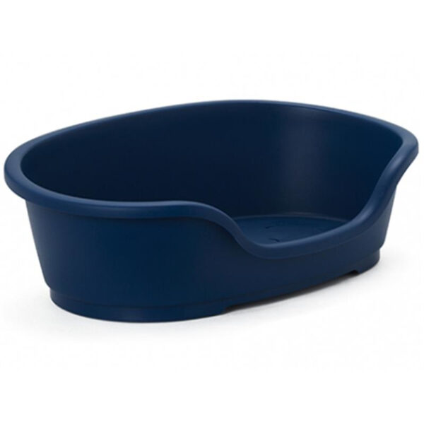 Plastic Domus dog bed blue