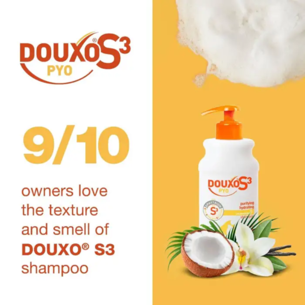 Douxo S3 Pyo Shampoo, Mousse & Pads