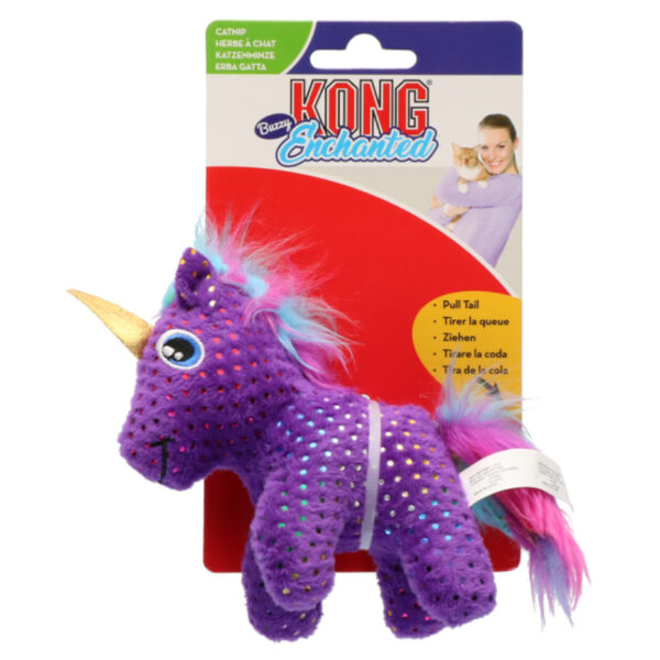 Kong Cat Enchanted Buzzy Unicorn Toy