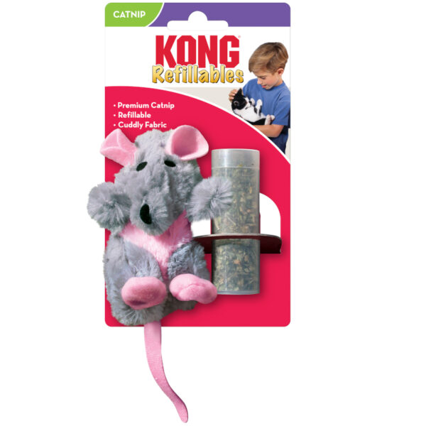Kong Cat Refillable Rat Toy1 Kong Cat Refillable Rat Toy