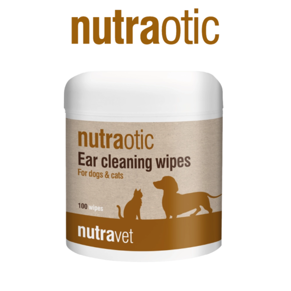 Nutraotic Ear Cleaning Wipes for Dogs & Cats
