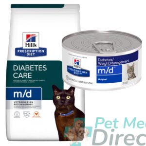 Hill’s Feline m/d Diabetes Care Dry & Tins