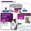 Hill’s Feline y/d Thyroid Care Dry & Tins