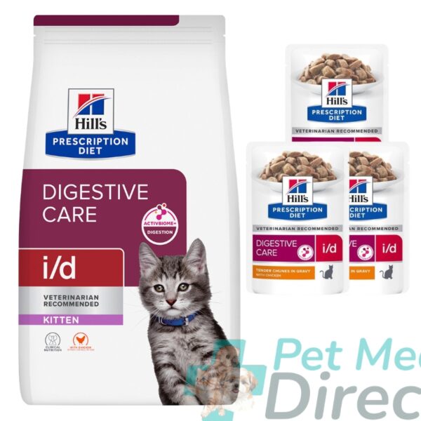 Hill’s i/d Kitten Digestive Care Dry & Pouches