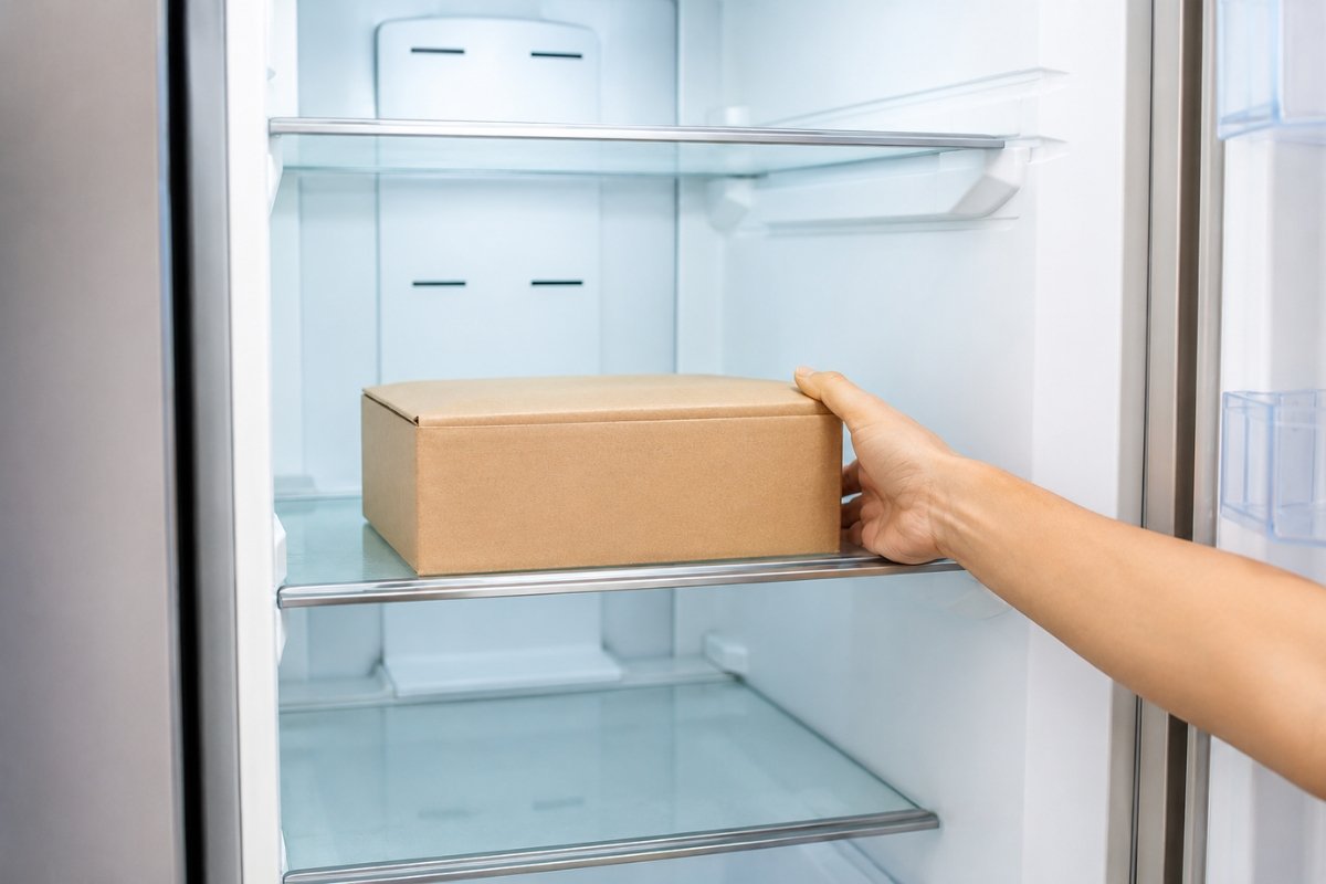 Refrigerating cold pet medicine after delivery