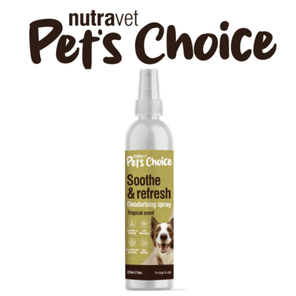 petschoice-spray1-2 Pet Ready Soothe & Refresh Deodorising Spray 225ml