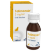 Felimazole 5 mg-ml Oral Solution for Cats100ml Felimazole 5 mg/ml oral solution for cats 30ml and 100ml bottles