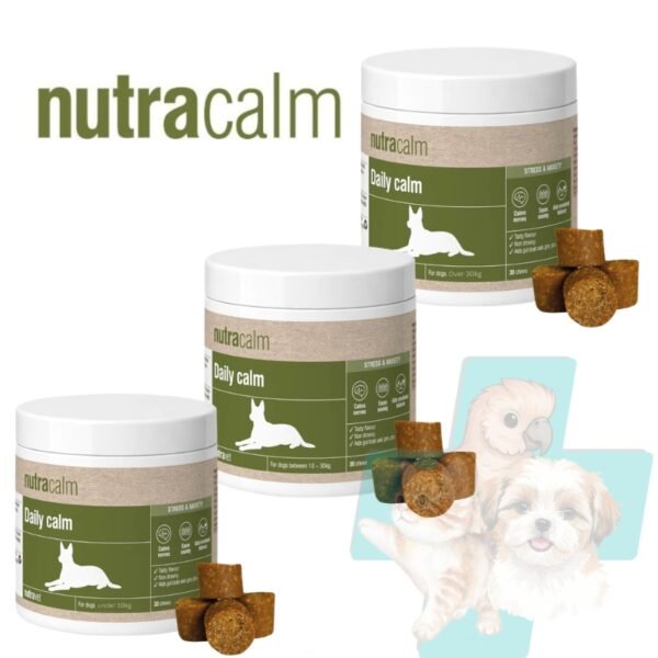 Nutracalm Daily Calm Dog Chew 30 chews for small medium and large dogs