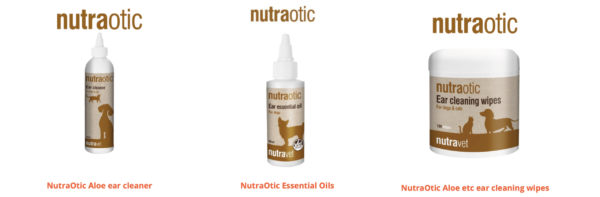 Nutraotic Ear Cleaning Wipes for Dogs & Cats