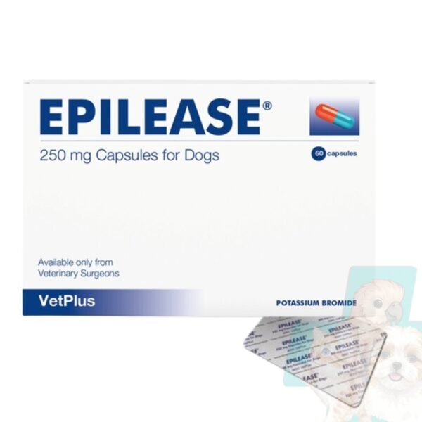 Epilease 250mg Capsules for Dogs – 60 Capsules