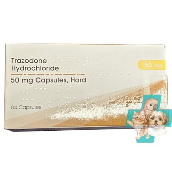 Trazodone 50mg Capsules for Dogs & Cats - pack of 84