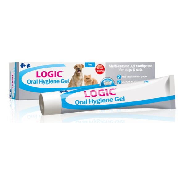 Ceva Logic Oral Hygiene Gel 70g tube and box Ceva Logic Oral Hygiene Gel 70g tube and box