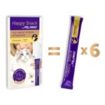 Happy Snack by Feliway chicken cat treats, box of 6 sticks