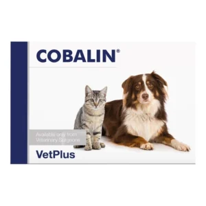 VetPlus Cobalin Vitamin B12 Capsules for Cats and Dogs 60 Cobalin Vitamin B12 for Cats and Dogs, VetPlus box of 60 capsules